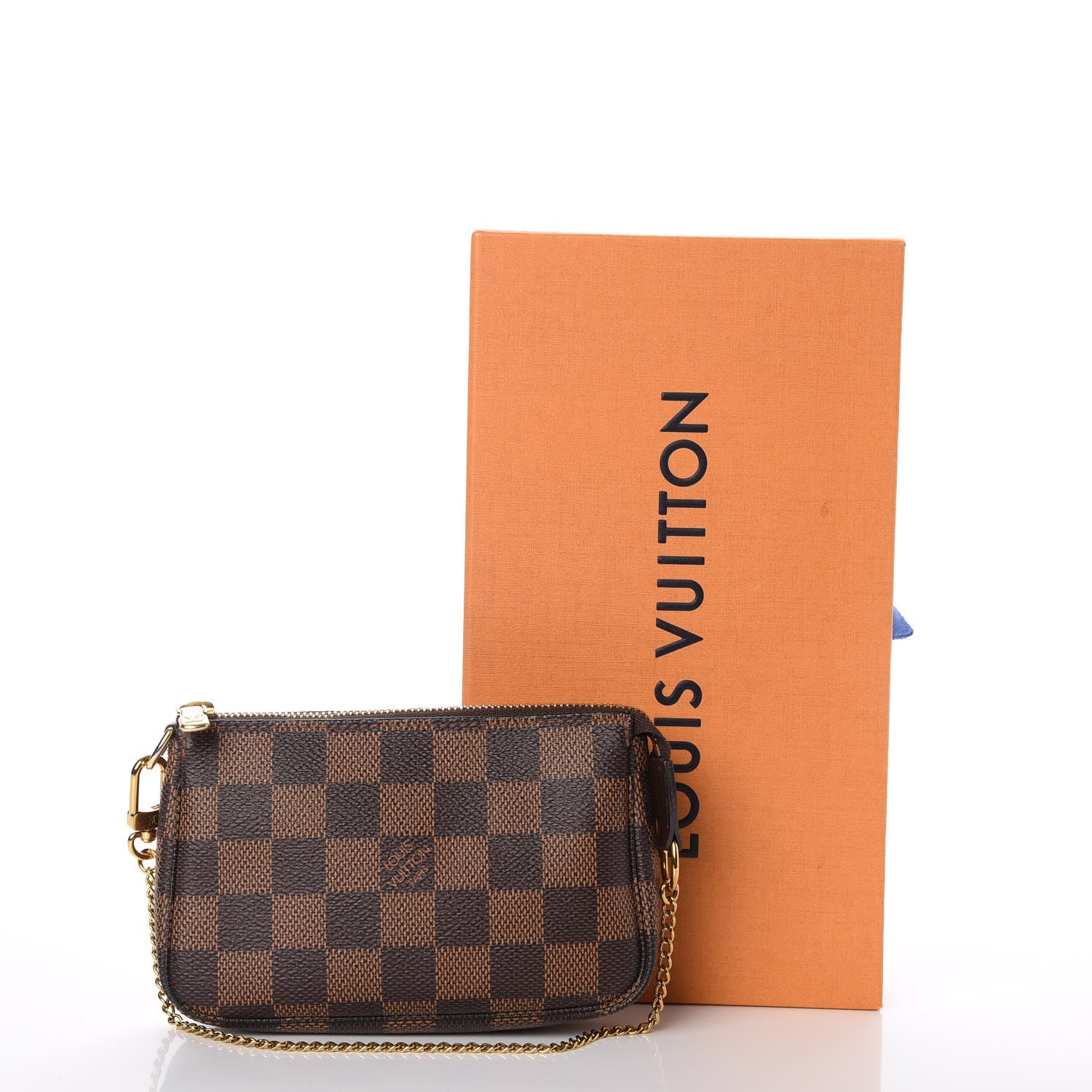 Louis Vuitton Damier Ebene Mini Pochette Accessories 9 of 9