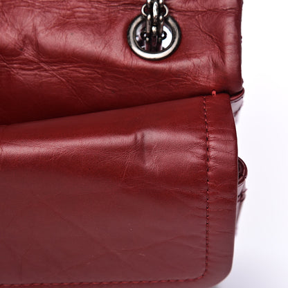 Chanel Aged Calfskin Quilted 2.55 Reissue 226 Flap Red 11 of 15