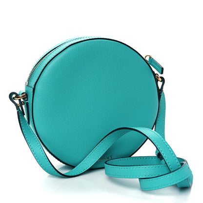 Versace Calfskin La Medusa Round Camera Bag Turquoise 3 of 8