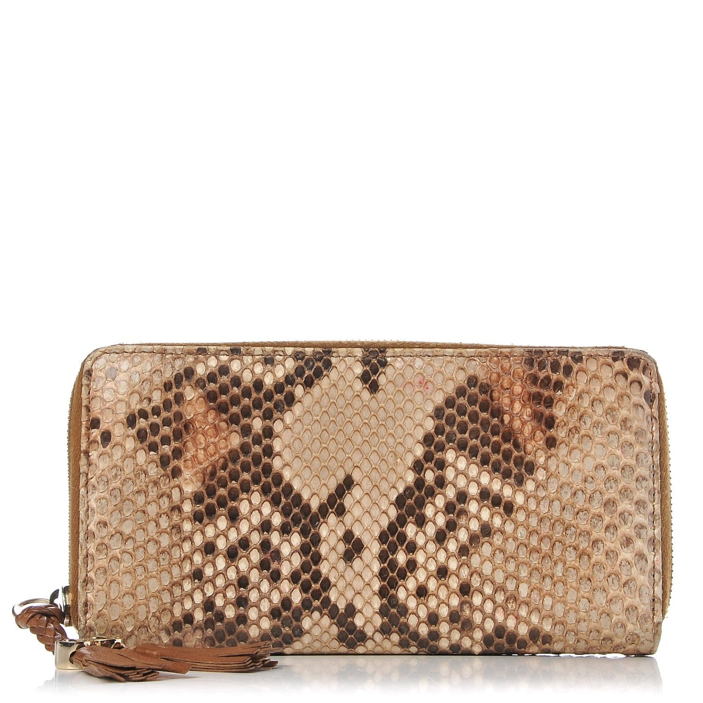 Python Marrakech Zip Around Wallet Brown