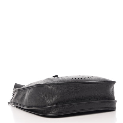 Hermes Taurillon Clemence Evelyne III GM Black 4 of 11