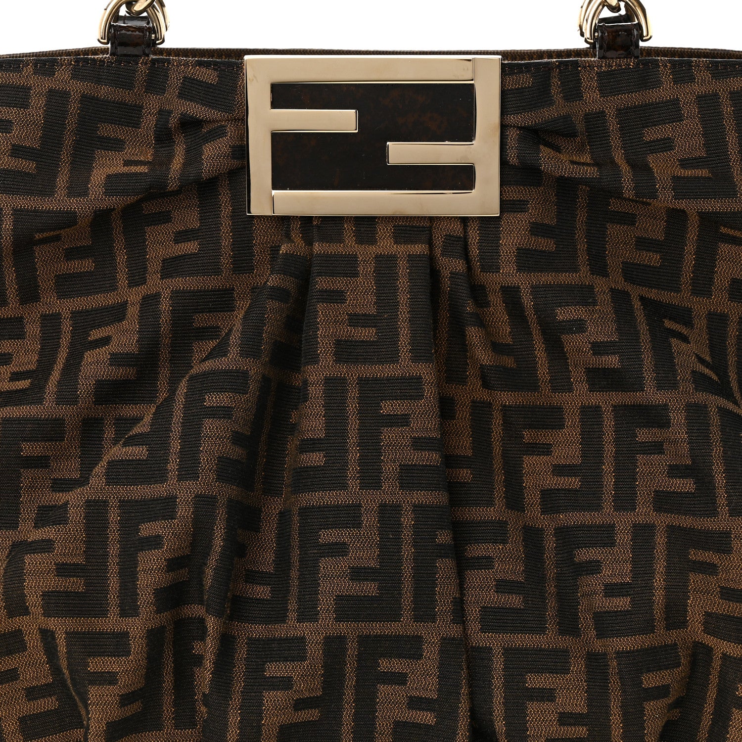 Fendi Zucca Mia Tote Tobacco 10 of 12