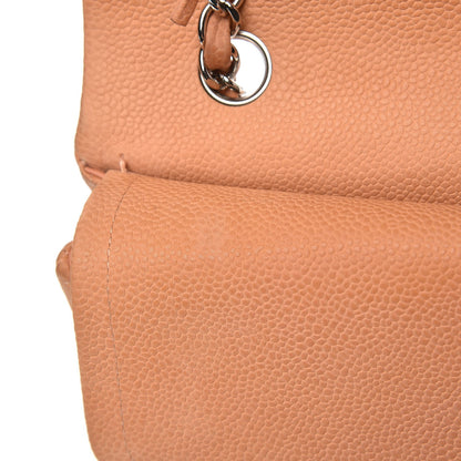 Chanel Iridescent Caviar Quilted Medium Double Flap Dark Beige 8 of 15