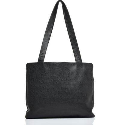 Chanel Caviar CC Tote Black 1 of 10