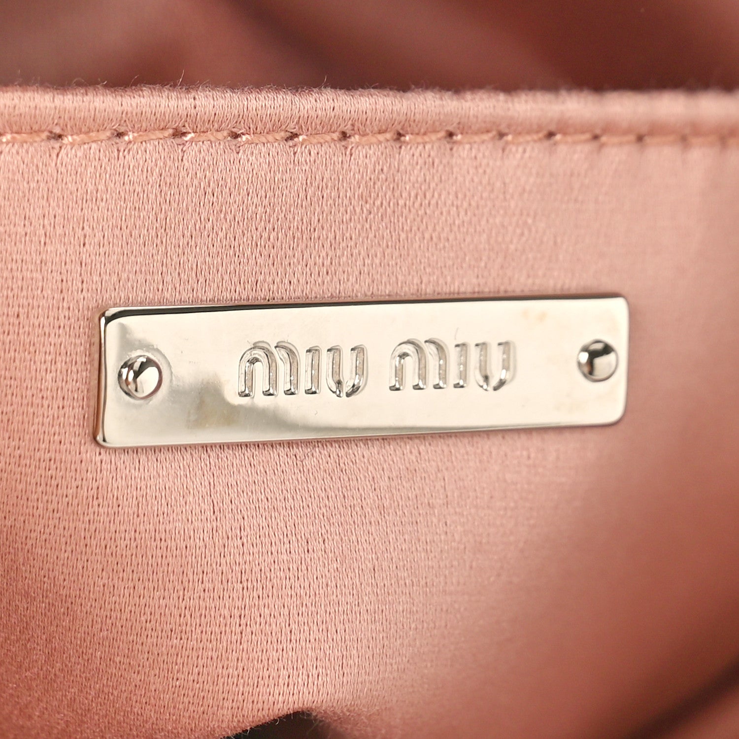 Miu Miu Nappa Matelasse Sassy Handbag Opale 6 of 9