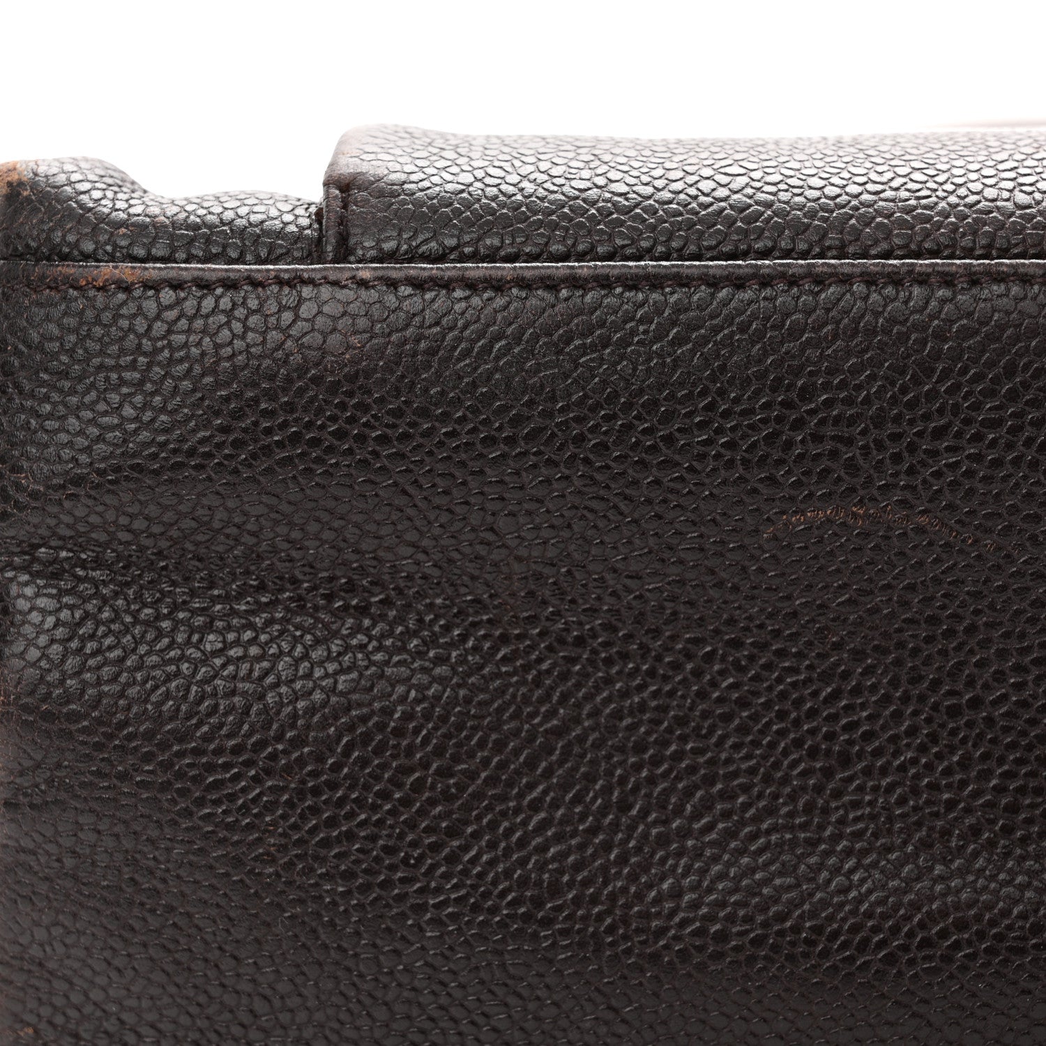 Chanel Caviar CC Shopper Tote Brown 16 of 19