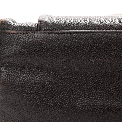 Chanel Caviar CC Shopper Tote Brown 16 of 19