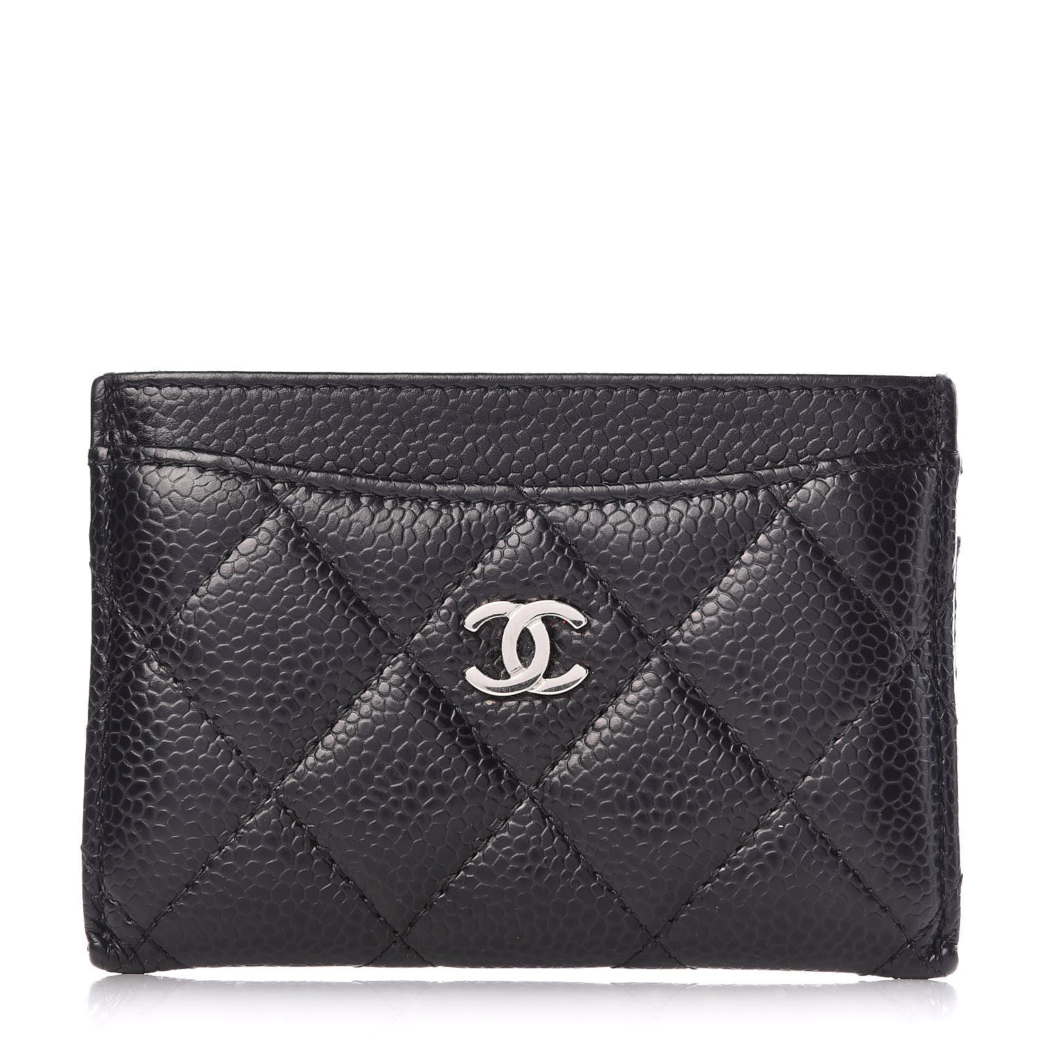 Chanel Caviar Quilted Card Holder Black 1 of 9
