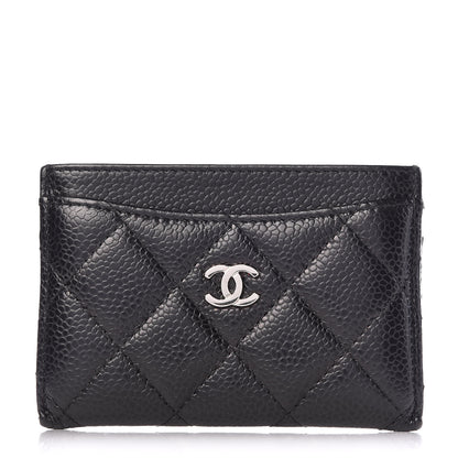 Chanel Caviar Quilted Card Holder Black 1 of 9