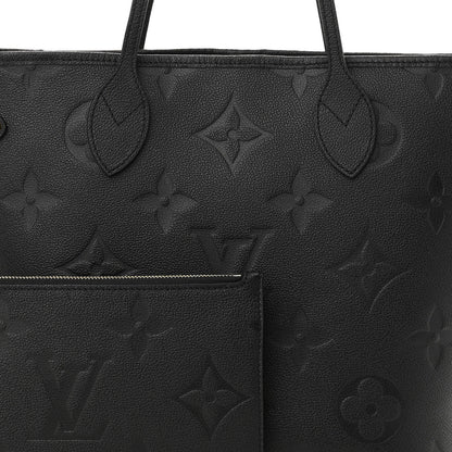 Louis Vuitton Empreinte Monogram Giant Neverfull MM Black 8 of 10