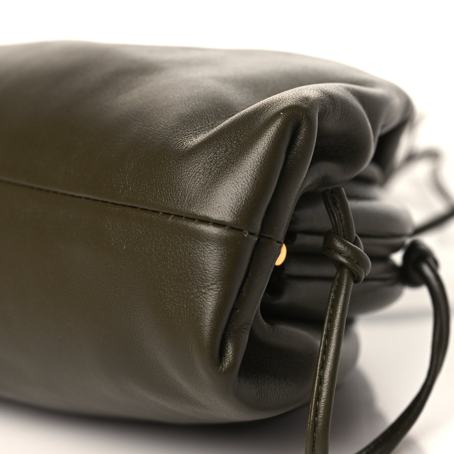 Butter Calfskin The Mini Pouch Kaki Fondente