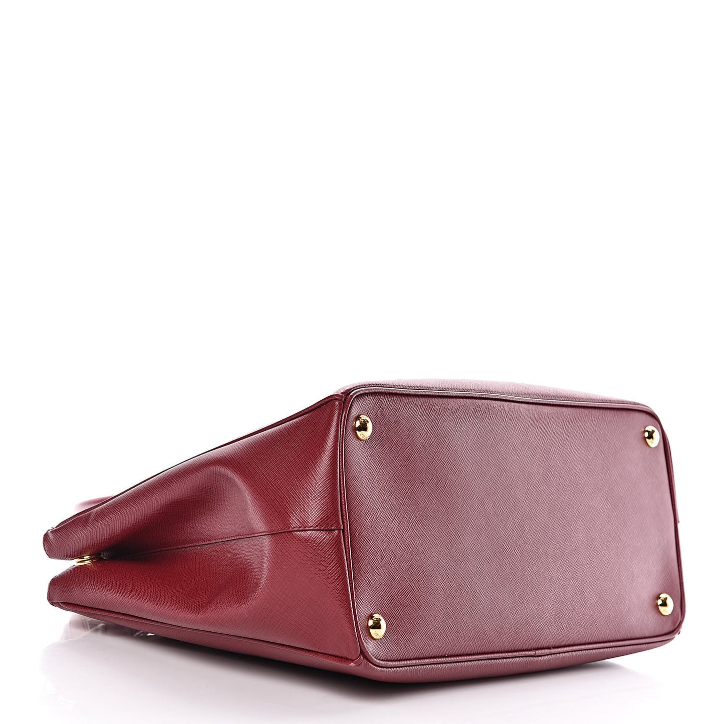Saffiano Medium Galleria Double Zip Tote Cherry