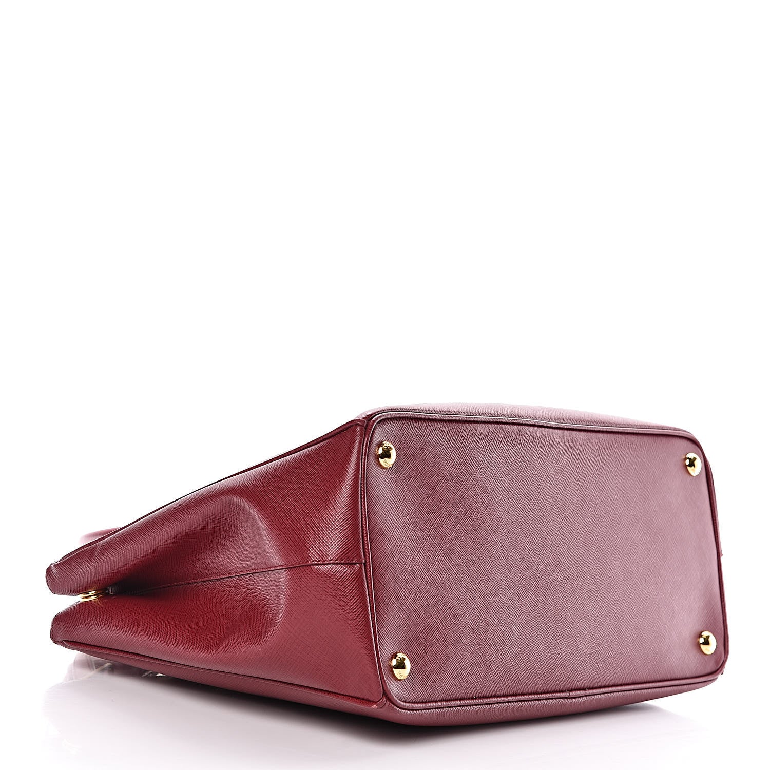 Prada Saffiano Medium Galleria Double Zip Tote Cherry 4 of 12