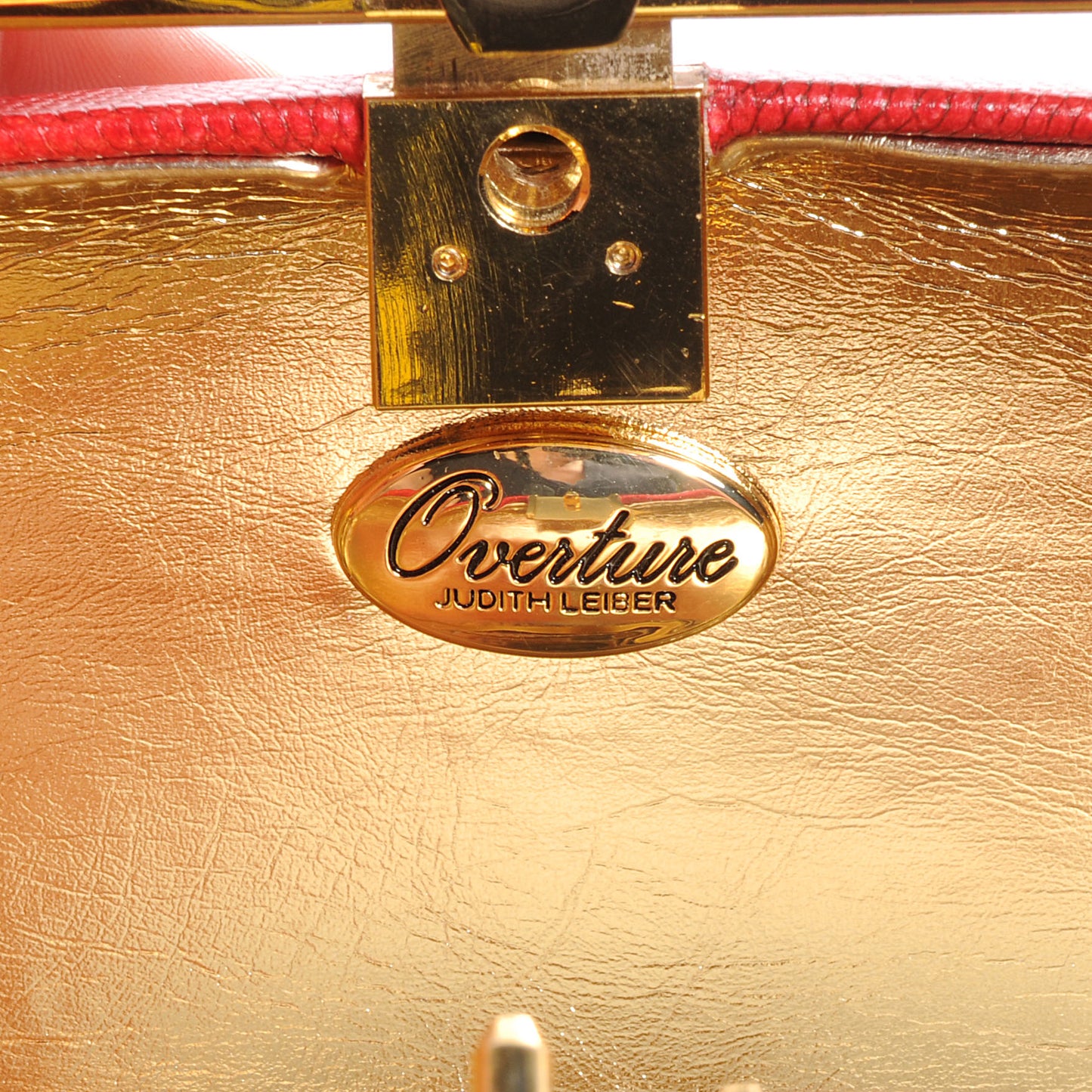 OVERTURE Ombre Lizard Avery Clutch Orange