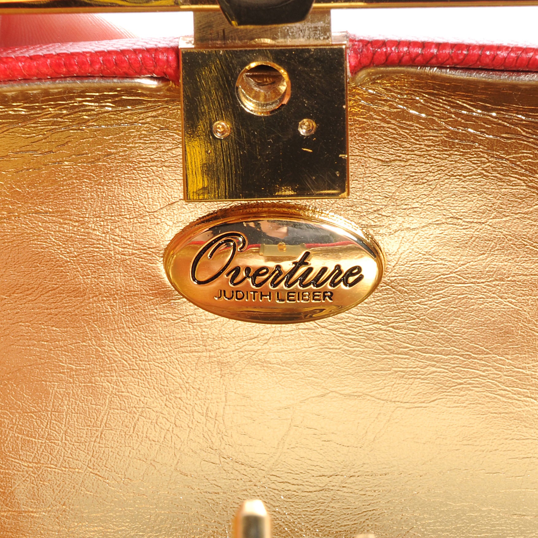 Judith Leiber OVERTURE Ombre Lizard Avery Clutch Orange 6 of 6
