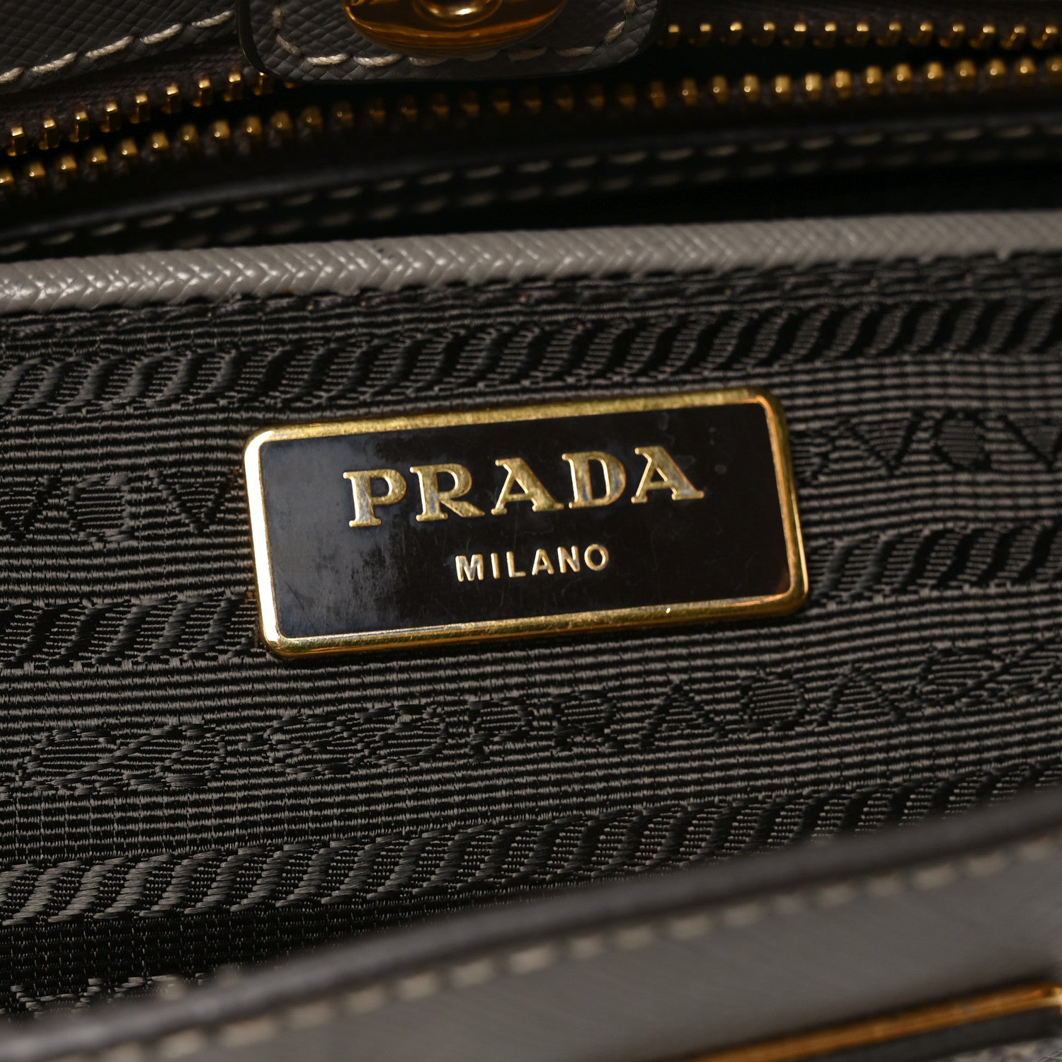 Prada Saffiano Lux Large Tote Argilla 6 of 9