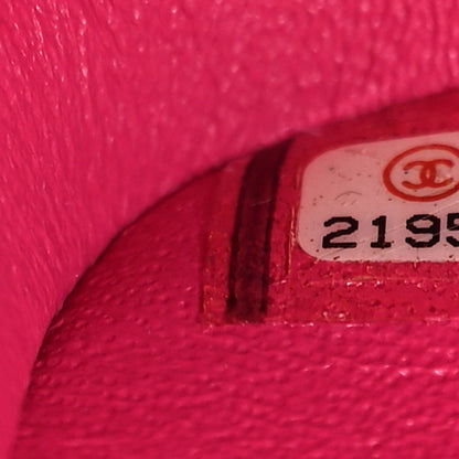 Chanel Lambskin Quilted Jumbo Double Flap Fuchsia 7 of 9