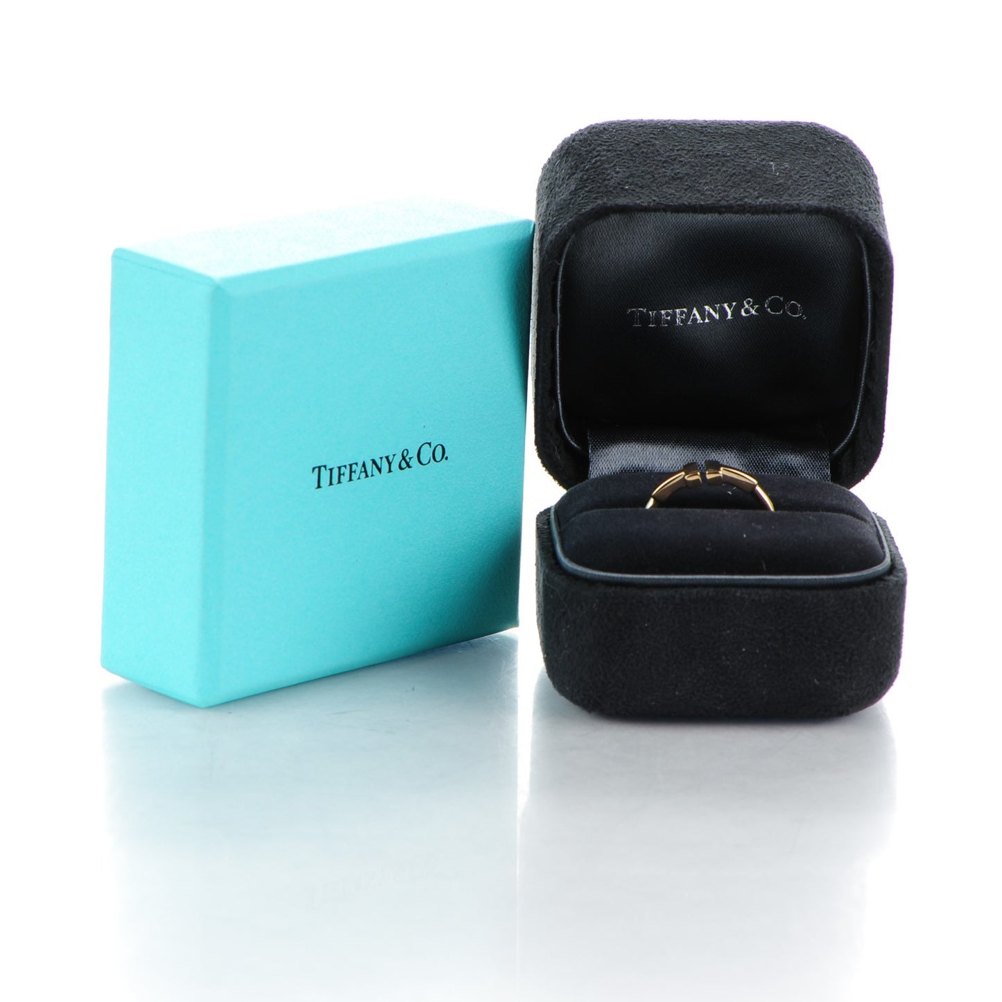 18K Yellow Gold T Wire Ring 50 5.5