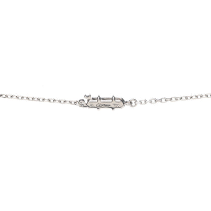 Cartier 18K White Gold Diamond LOVE Long Station Necklace 4 of 6