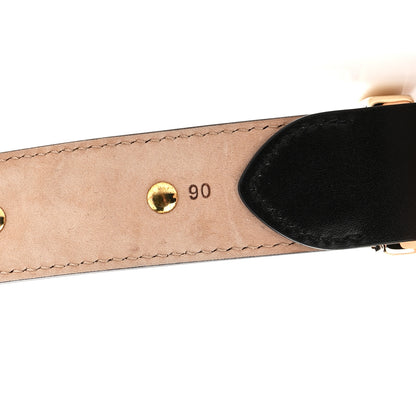 Khaite Calfskin Studded Benny Belt 90 Black Gold 6 of 6