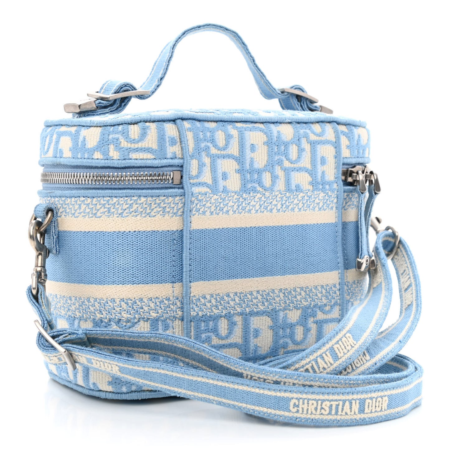 Oblique Diortravel Vanity Case Cornflower