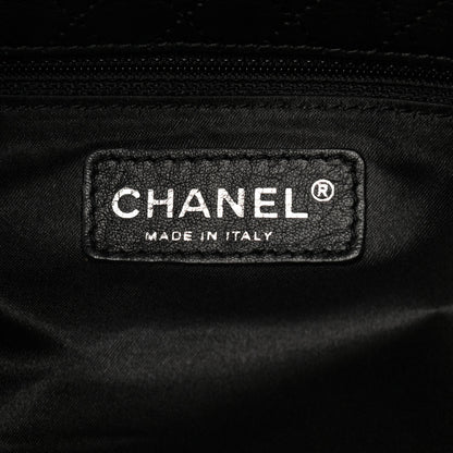 Chanel Lambskin Large Soft and Chain Hobo Black 6 of 9