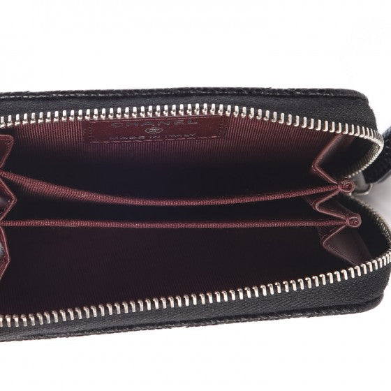 Chanel Caviar Quilted Zip Coin Purse Black 5 of 14