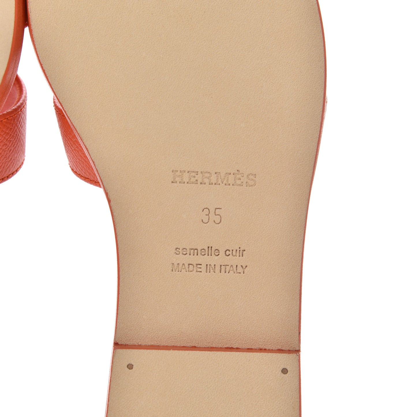 Epsom Oran Sandals 35 Orange Poppy
