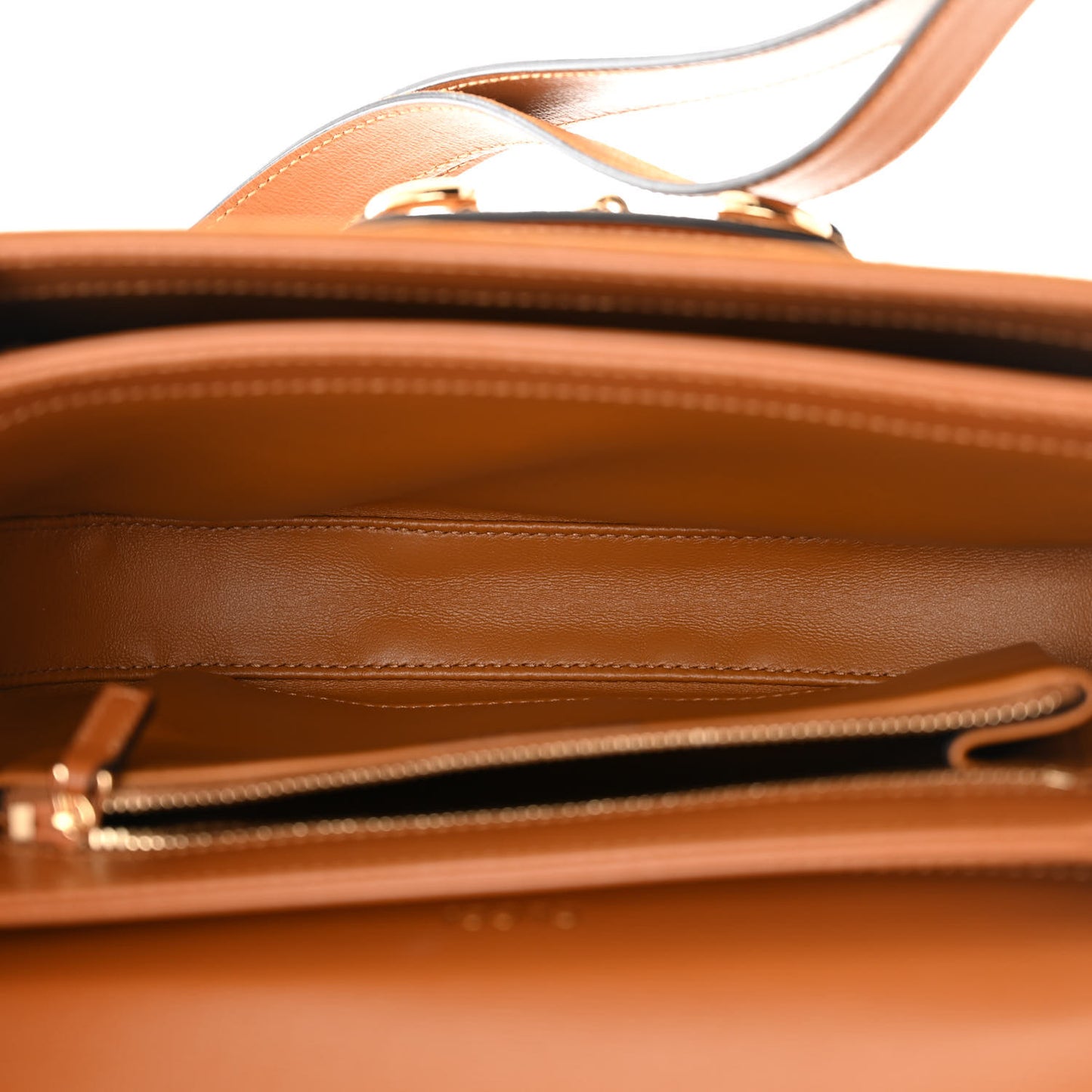 Suede Shearling Horsebit 1955 Shoulder Bag Brown