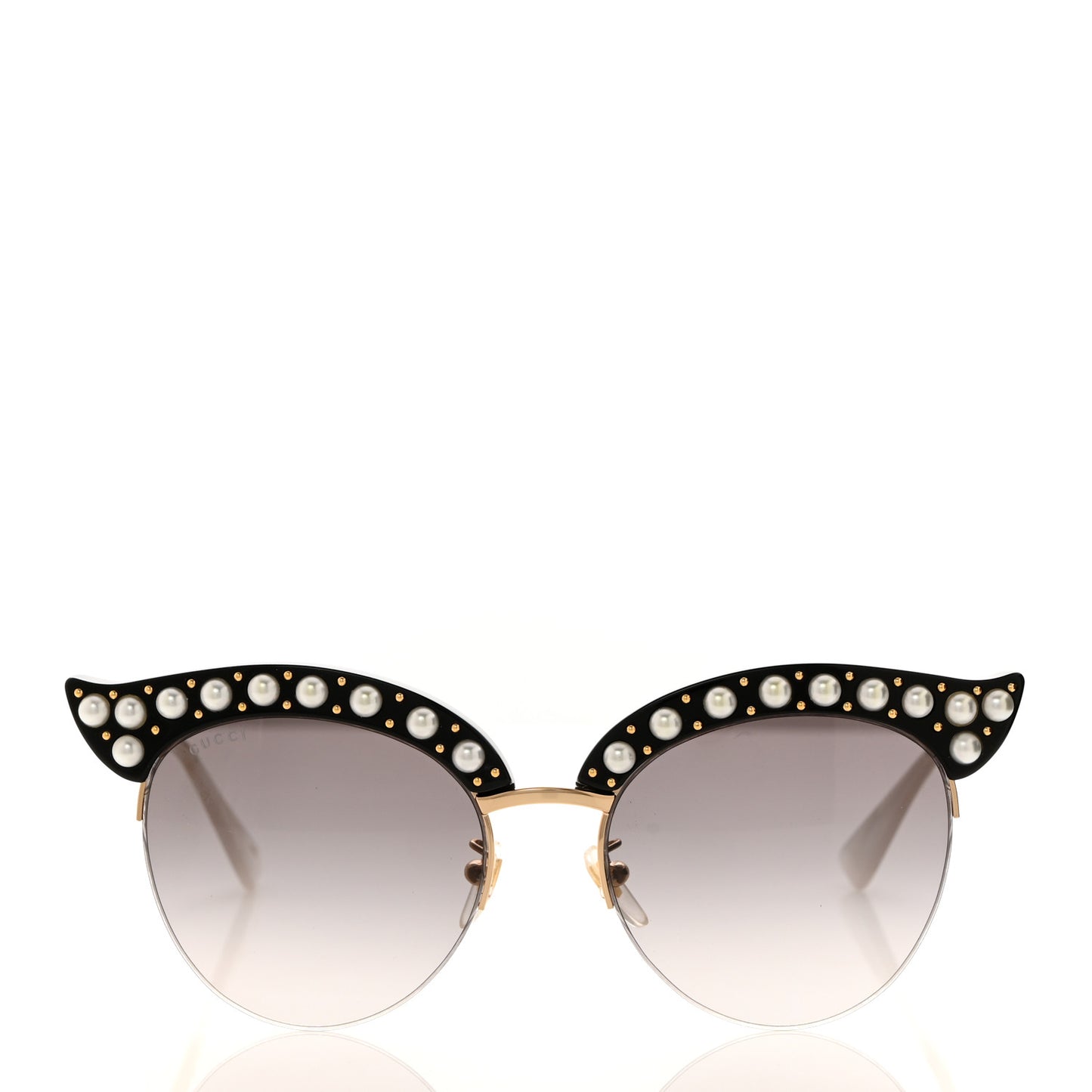 Pearl Cat Eye Sunglasses GG0212S Black
