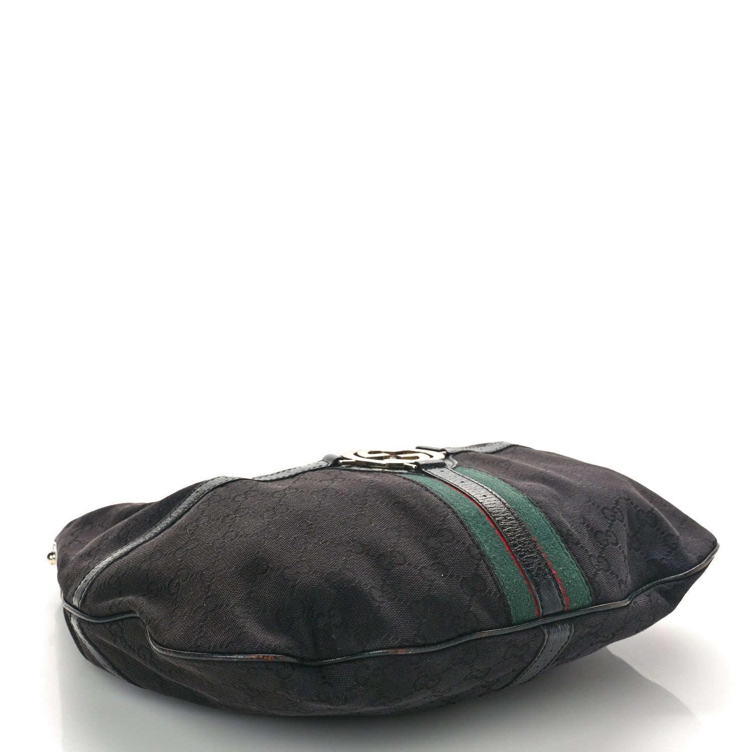 Gucci Monogram Web GG Reins Hobo Black 4 of 13