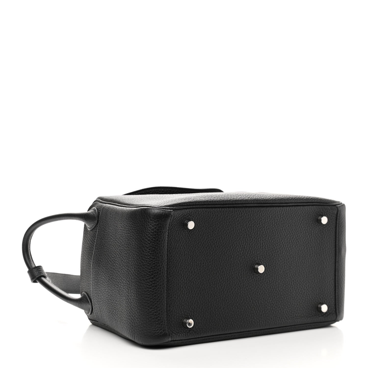 Hermes Taurillon Clemence Lindy 30 Black 4 of 11