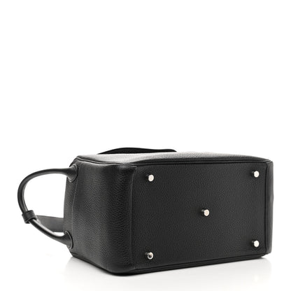 Hermes Taurillon Clemence Lindy 30 Black 4 of 11