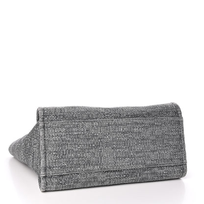 Chanel Canvas Medium Deauville Tote Charcoal 5 of 13