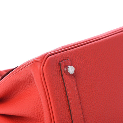 Hermes Togo Birkin 25 Rouge De Coeur 29 of 31