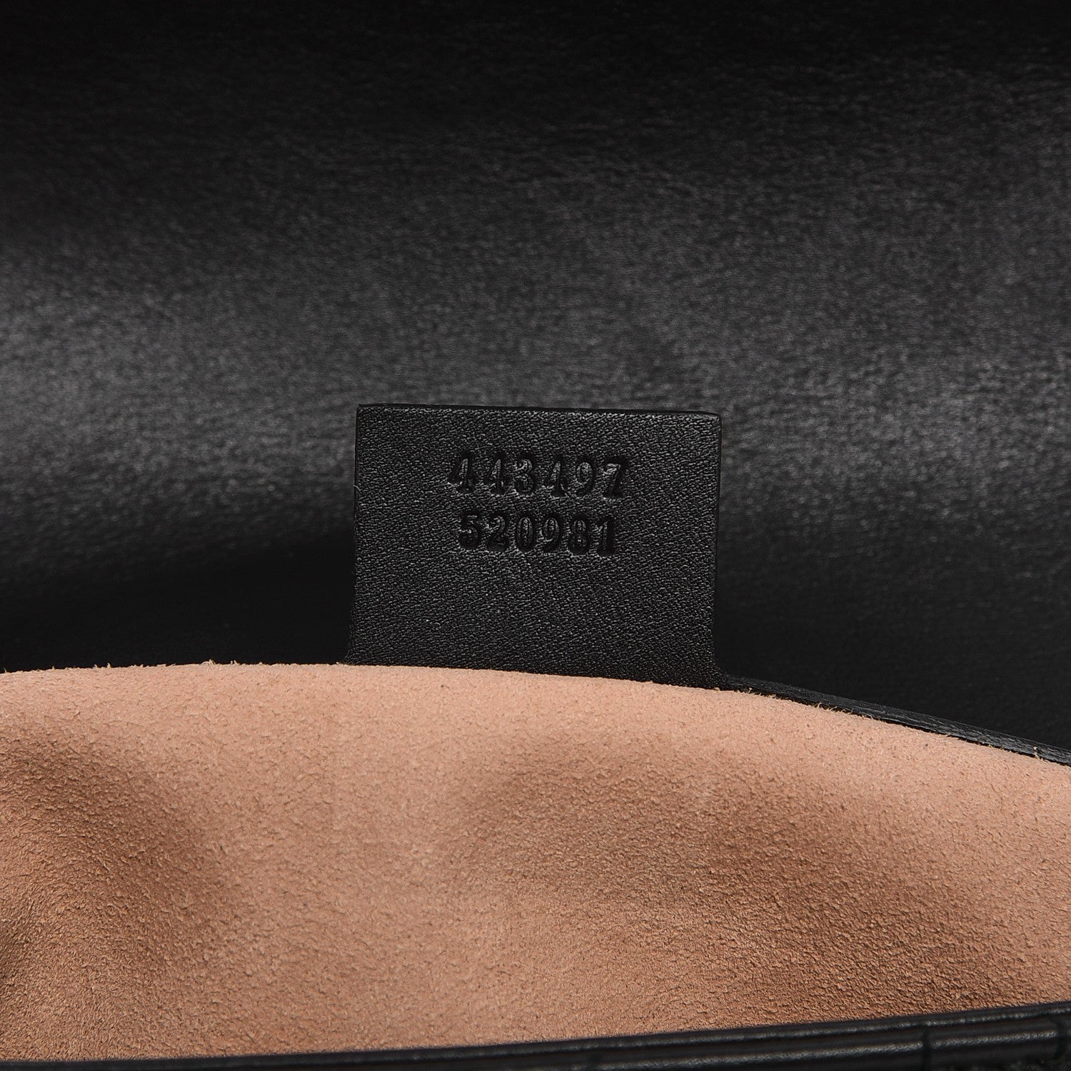 Gucci Calfskin Matelasse Studded Small Pearly GG Marmont Shoulder Bag Black 7 of 7