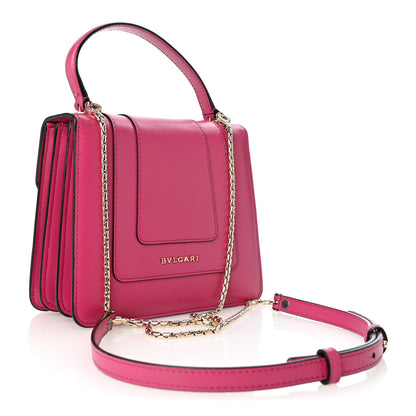 Bulgari Calfskin Serpenti Forever Top Handle Pink 3 of 9