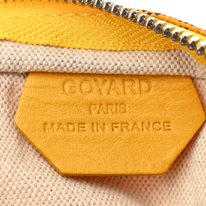 Goyard Goyardine Fidji Zip Hobo Yellow 6 of 12