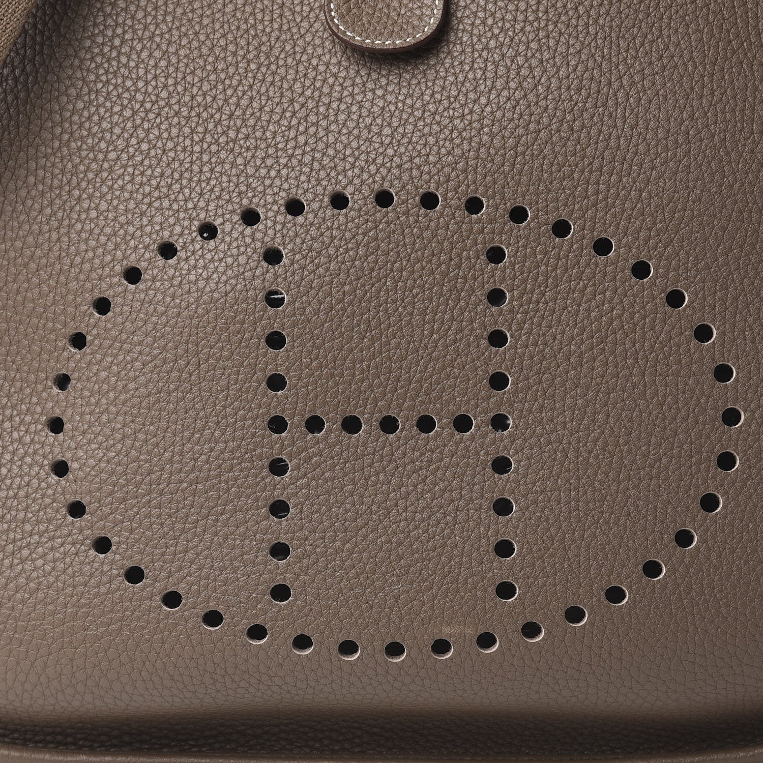 Hermes Taurillon Clemence Evelyne III GM Etoupe 9 of 10