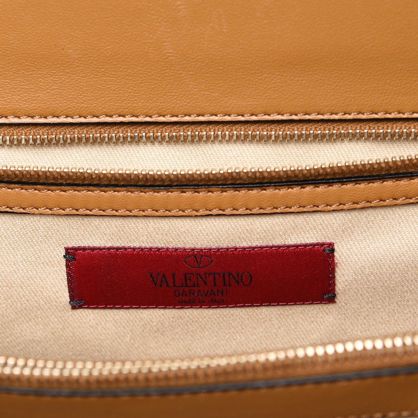 Vitello Lace Demetra Satchel Cognac