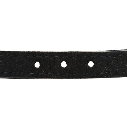 Louis Vuitton Suede Metal Chain Bracelet Black 4 of 5