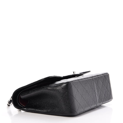 Chanel Caviar Quilted Jumbo Double Flap Black 5 of 9