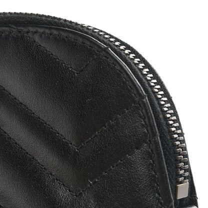 Gucci Calfskin Matelasse GG Marmont Pouch Cosmetic Case Black 8 of 8