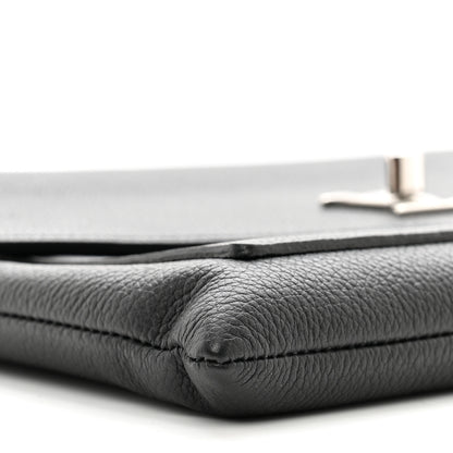 Louis Vuitton Soft Calfskin My Lockme Pochette Black 8 of 9
