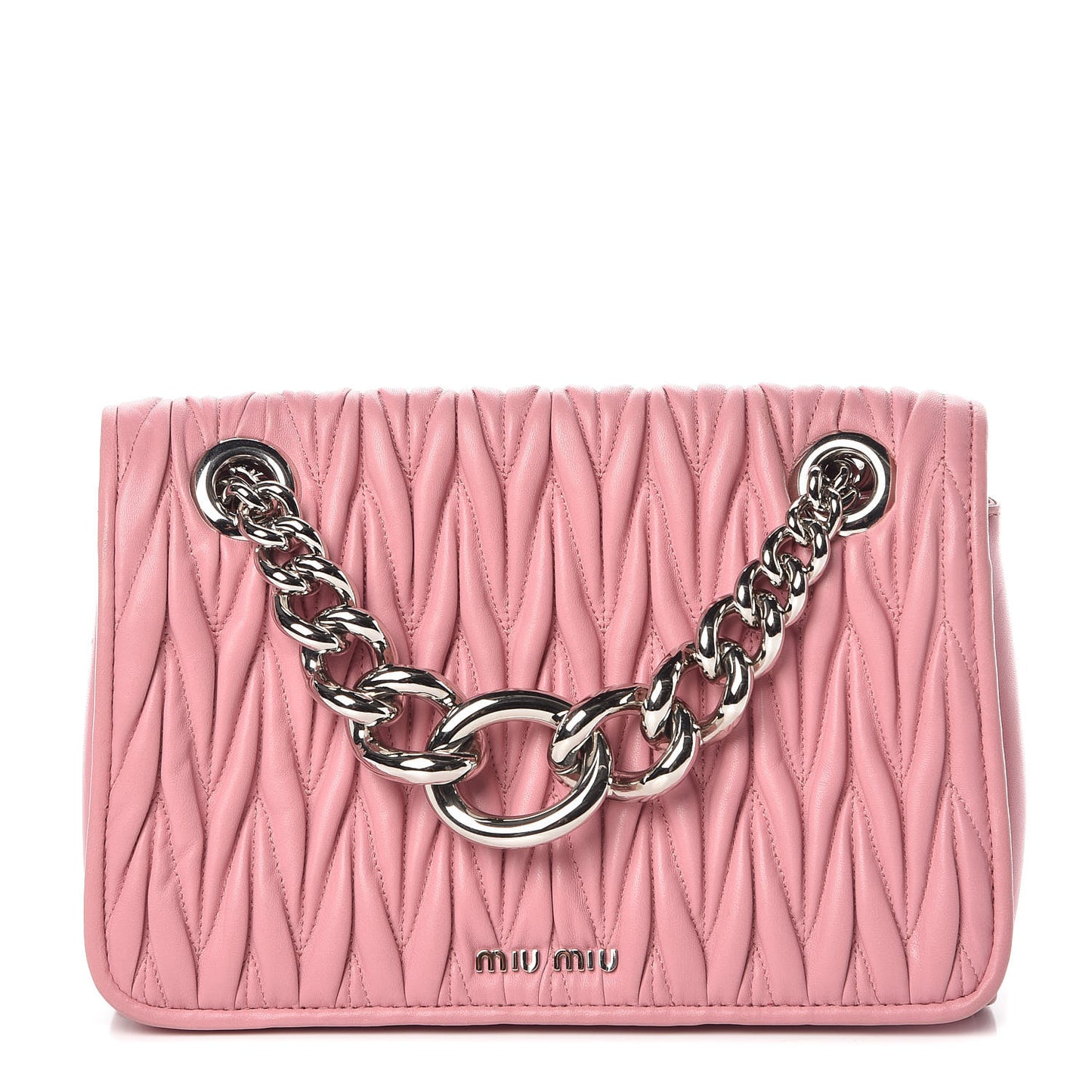 Nappa Matelasse Shoulder Bag Rosa