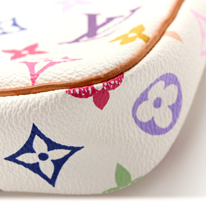 Louis Vuitton Monogram Multicolor Pochette Accessories White 10 of 12