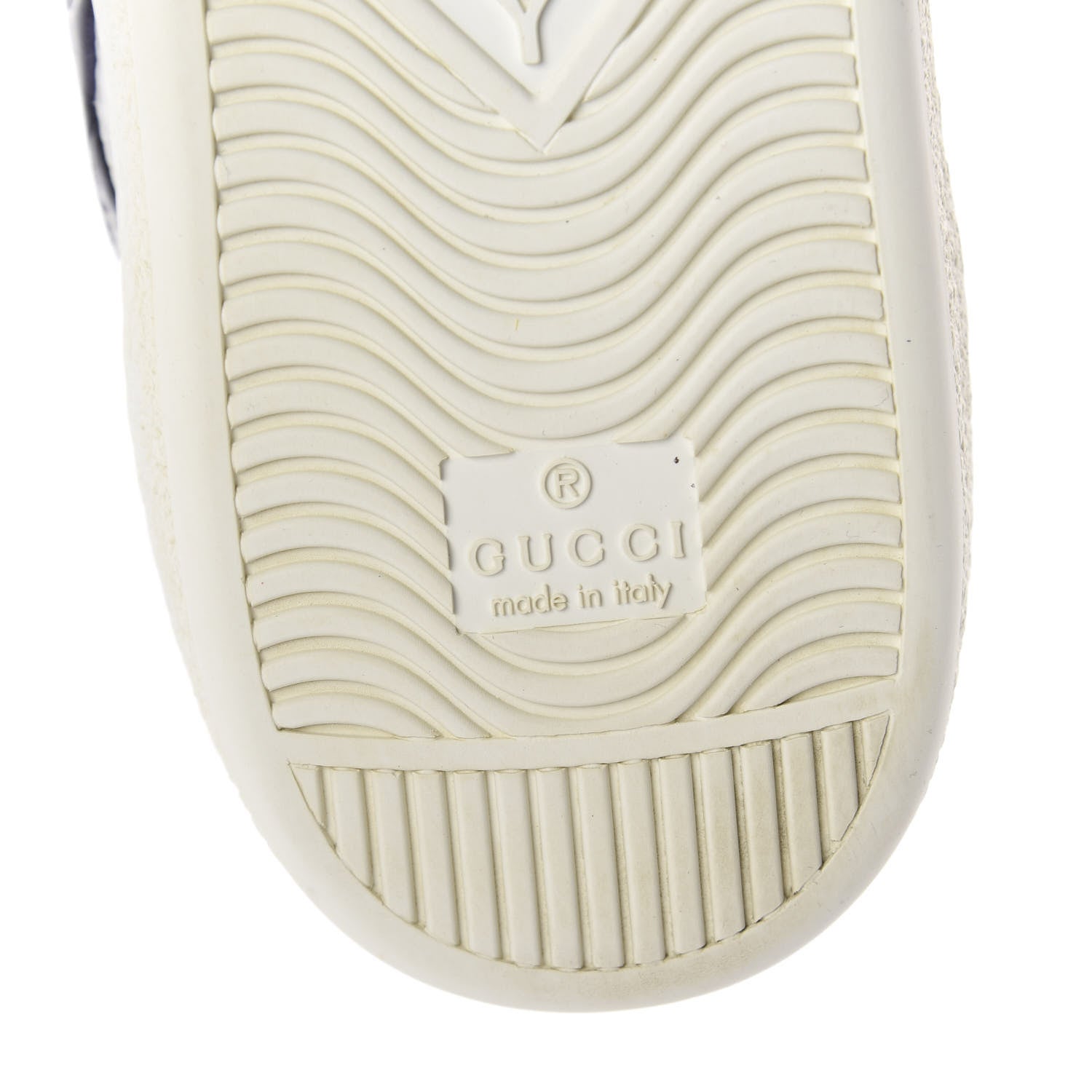 Gucci Calfskin Ayers Web Star Embroidered Mens Ace Sneakers 7 White Multi 6 of 7