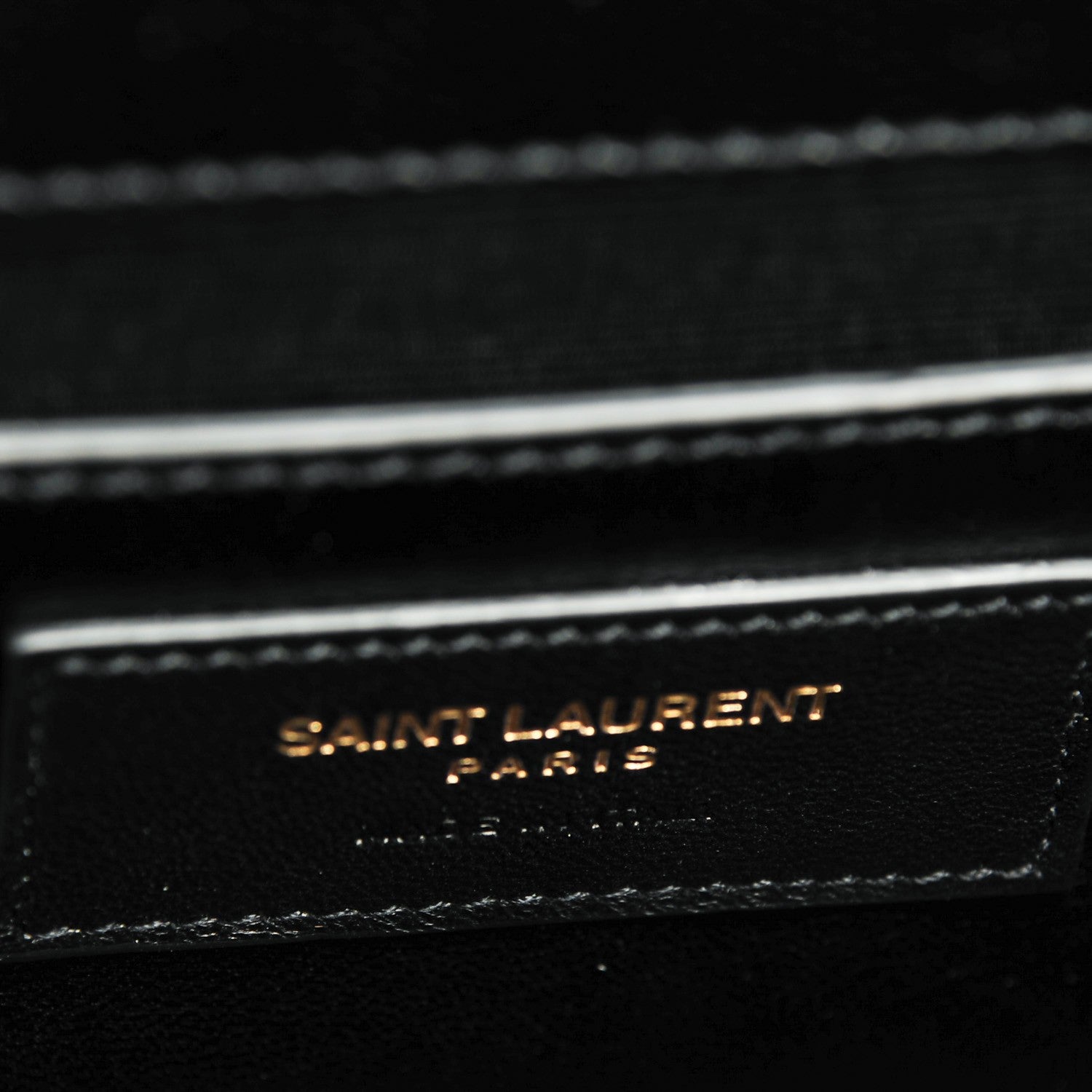 Saint Laurent Grain De Poudre Small Monogram Kate Satchel Black 7 of 7