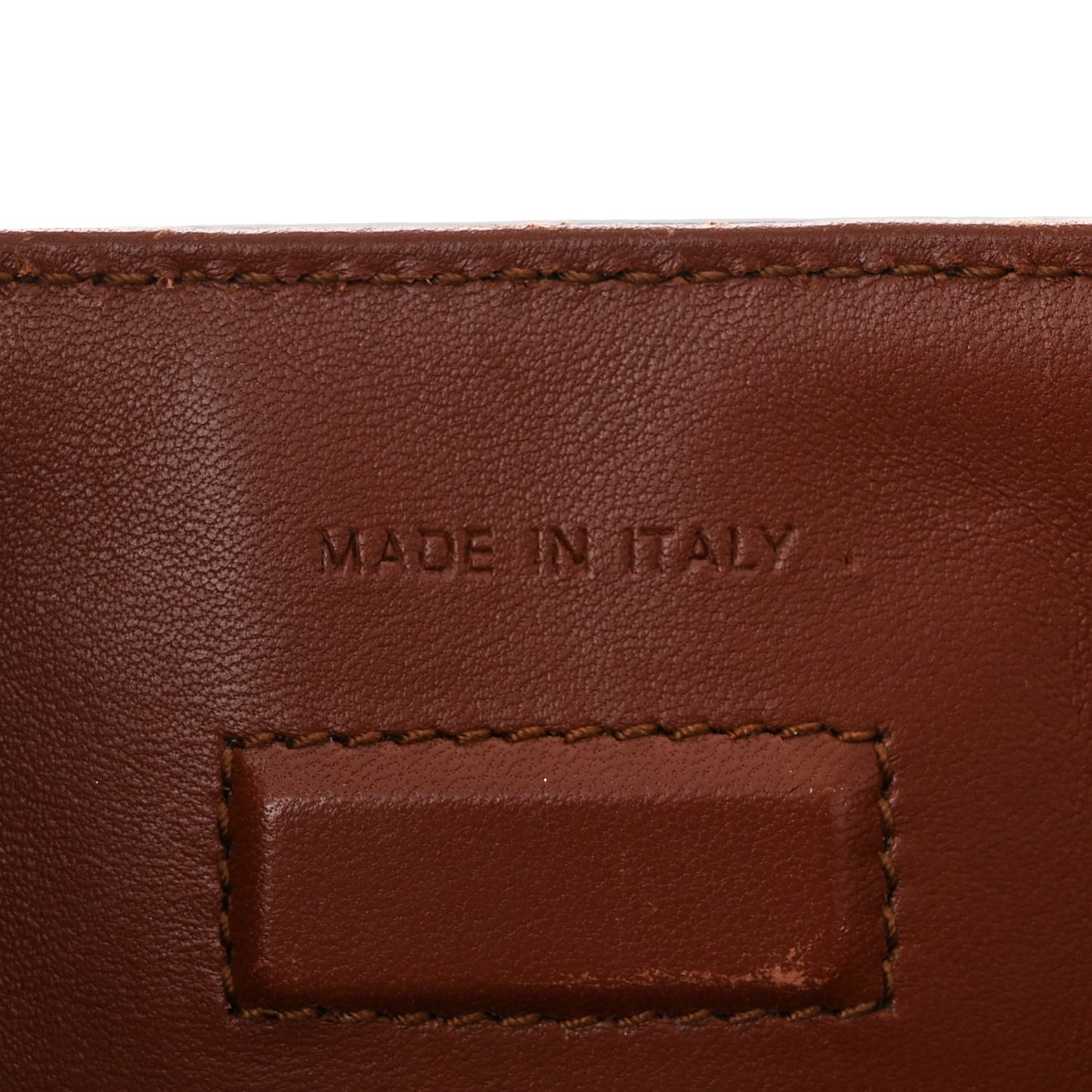 Smooth Calfskin Medium Diorever Flap Brown