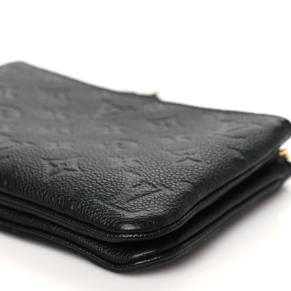 Louis Vuitton Empreinte Double Zip Pochette Black 10 of 11